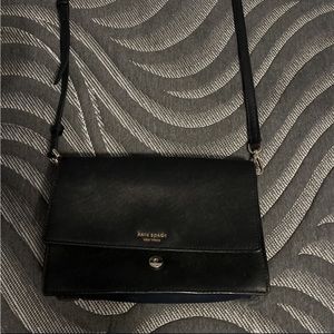Kate Spade black cross body purse